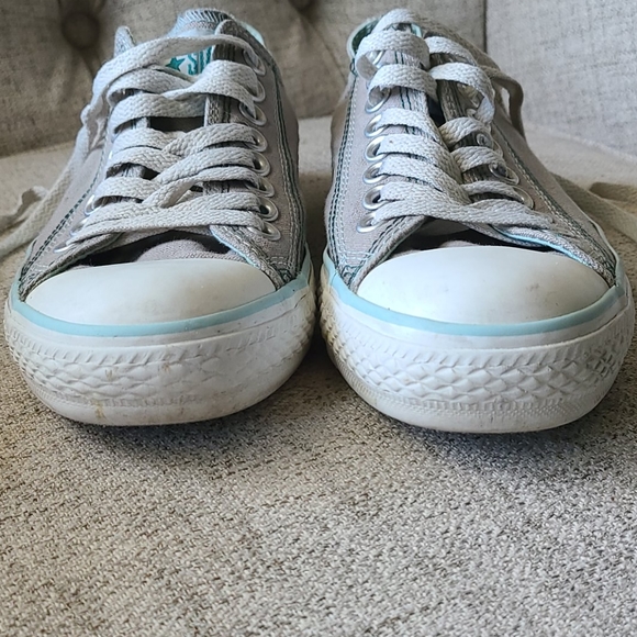 All☆Converse Low top Gray Sneakers Chunk Taylor - Picture 7 of 10
